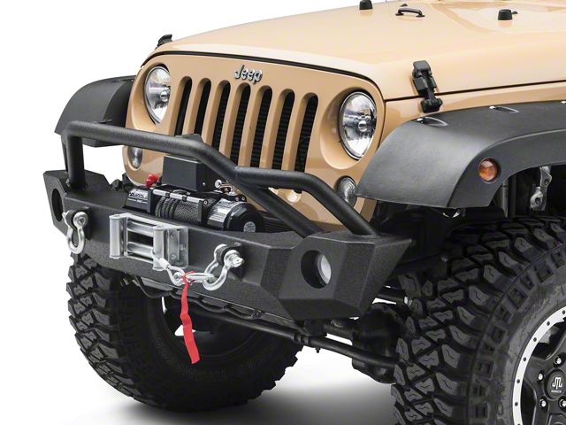 Barricade Extreme HD Front Bumper with 9,500 lb. Winch (07-18 Jeep Wrangler JK)