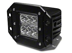 DV8 Offroad 3-Inch Chrome Series Flush Mount LED Cube Light; Spot Beam (Universal; Some Adaptation May Be Required)