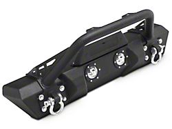 DV8 Offroad FS-11 Steel Mid Width Front Bumper with LED Lights (20-21 Jeep Gladiator JT)
