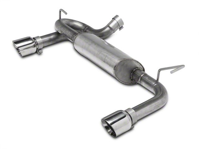 Stainless Works Dual Outlet Axle-Back Exhaust with Polished Tips (07-18 Jeep Wrangler JK)
