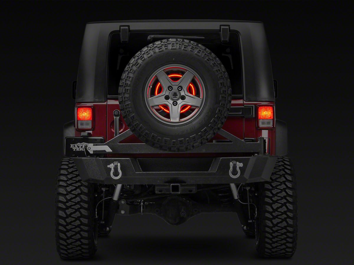 Rugged Ridge Jeep Wrangler Accessory Brake Light LED Ring 11585.04