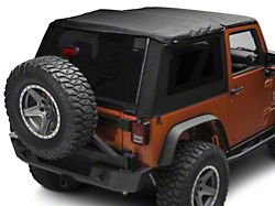 Bestop TrekTop NX Glide Soft Top; Black Twill (07-18 Jeep Wrangler JK 2 Door)
