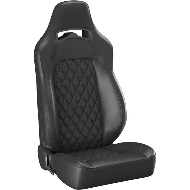 Corbeau Jeep Wrangler Trailcat Diamond Pattern Seat w/ Black Stitching