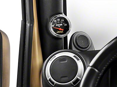 Auto Meter Jeep Wrangler Transmission Temperature Gauge with Jeep Logo;  Electrical 880260 (Universal; Some Adaptation May Be Required) - Free  Shipping