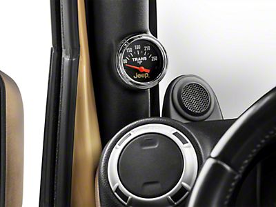 Auto Meter Jeep Wrangler Transmission Temperature Gauge with Jeep Logo;  Electrical 880260 (Universal; Some Adaptation May Be Required) - Free  Shipping