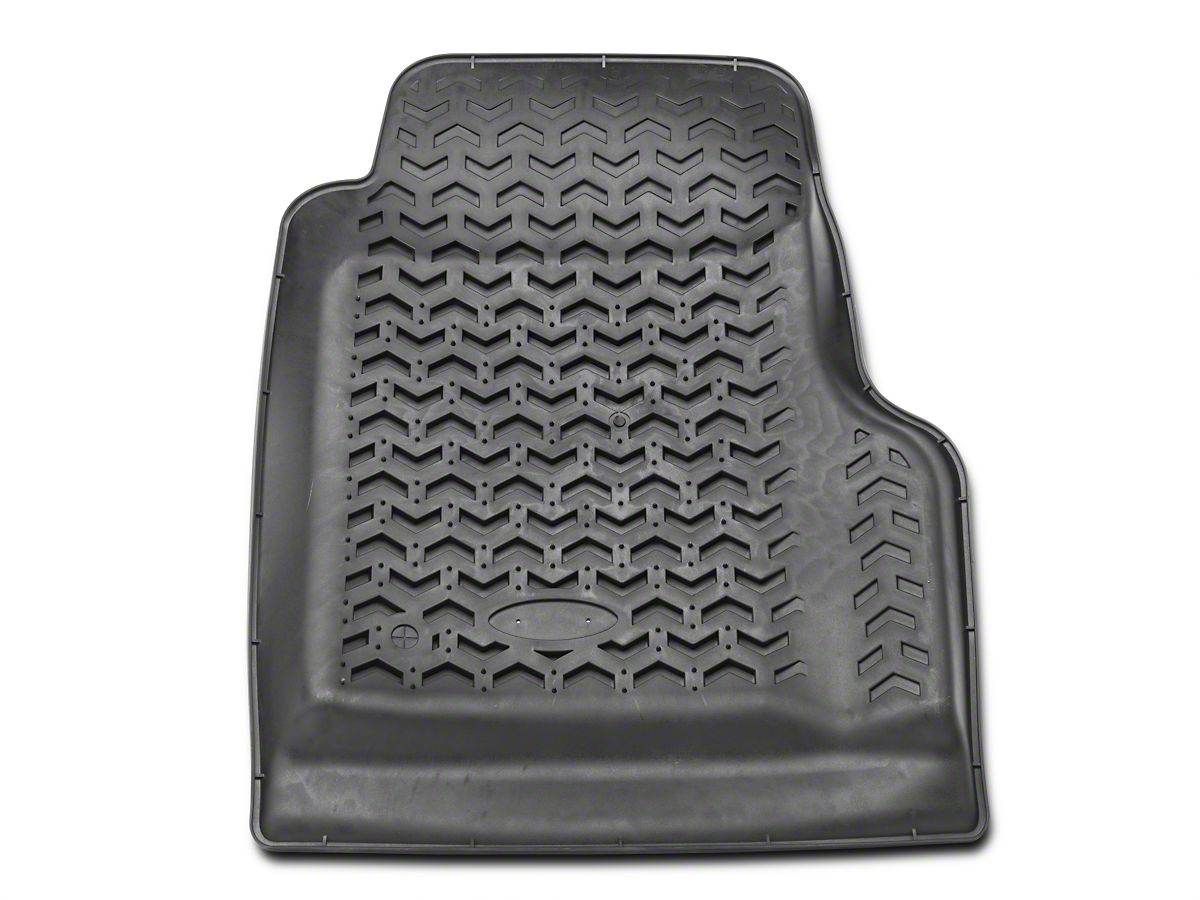 Rugged Ridge Jeep Wrangler All Terrain Front Floor Liners Black