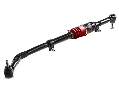 Steer Smarts YETI XD Drag Link with Griffin XD Attenuator; Bottom Mount; Red Bellow (07-18 Jeep Wrangler JK)