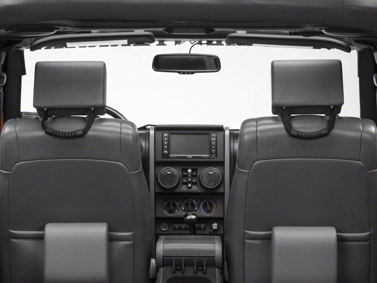 RedRock Jeep Wrangler Rear Seat Grab Handles J108029 (07-23 Jeep Wrangler JK  & JL 4-Door) - Free Shipping