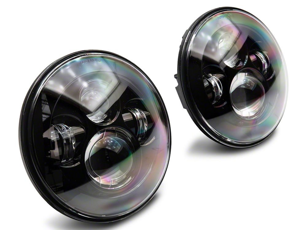 Raxiom Axial Series LED Daymaker Headlights; Black Housing Raxiom Axial Series LED Daymaker Headlights; Black Housing