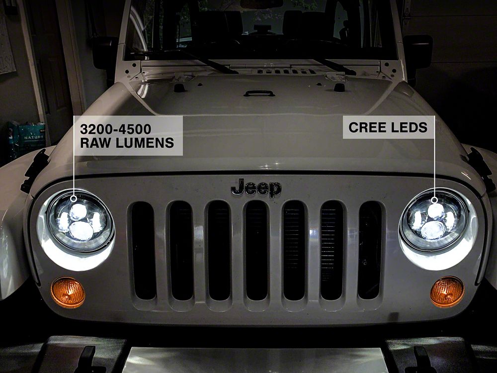 Raxiom Axial Series LED Daymaker Headlights; Black Housing
