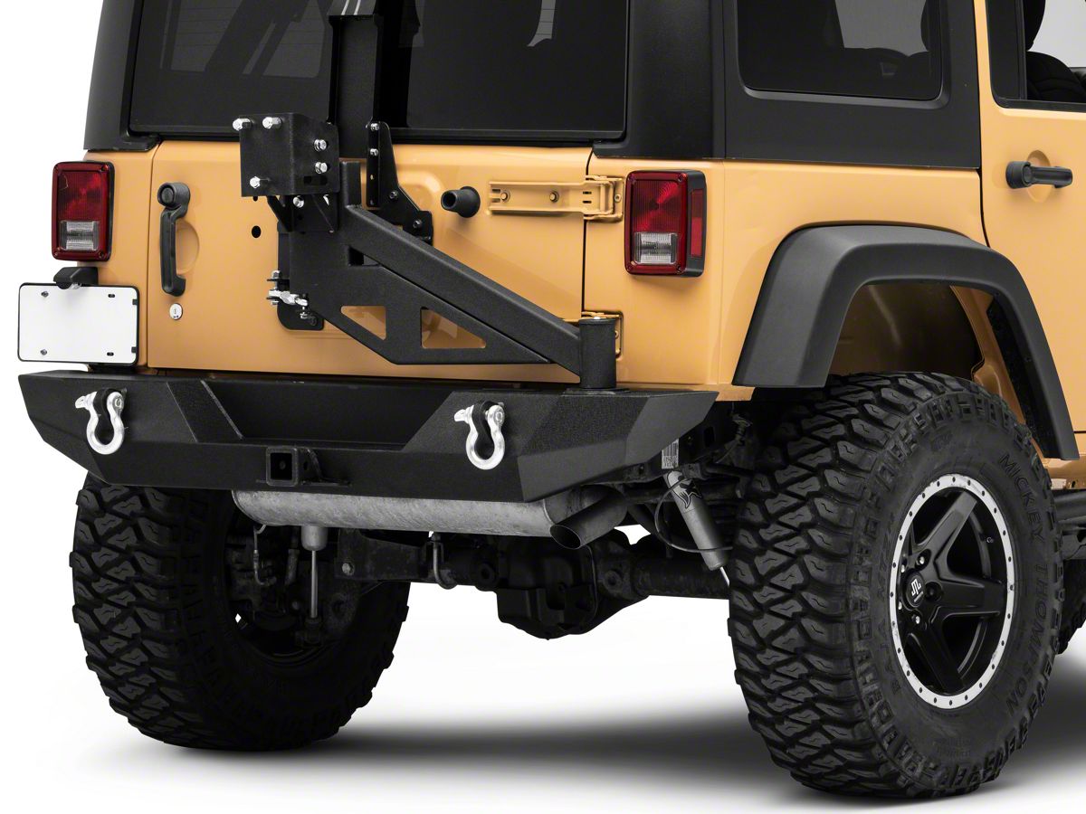 Barricade Trail Force HD Rear Bumper for Jeep Wrangler JK 2007-2018 