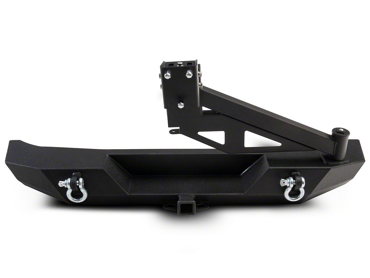 Barricade Trail Force HD Rear Bumper with E-Z Open Tire Carrier (07-18 Jeep  Wrangler JK)