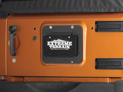 Poison Spyder Tramp Stamp II with License Plate Mount; Tall Vent (07-18 Jeep Wrangler JK)