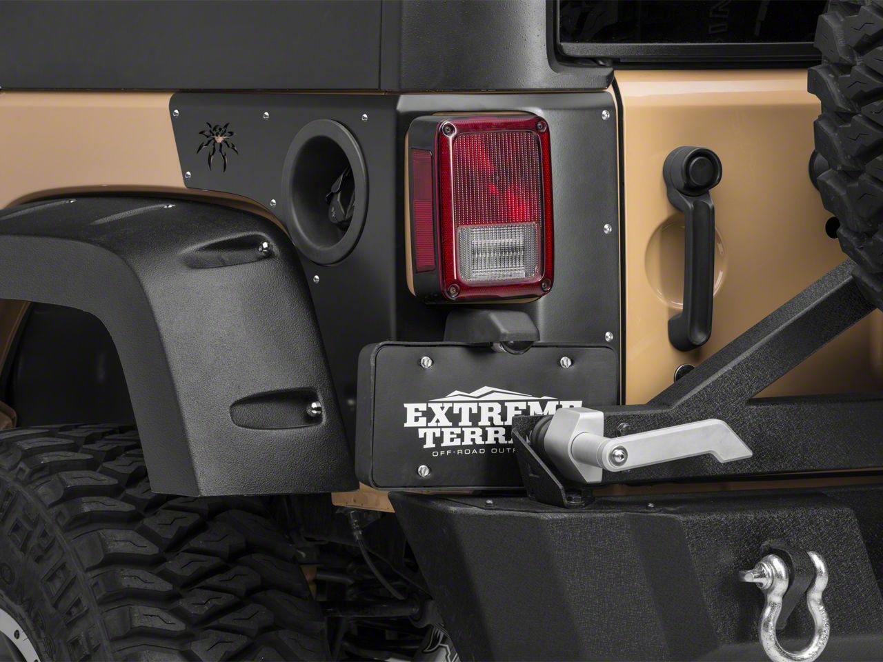 Rugged Ridge 11232.03: HOOD LIGHT BAR W/O LIGHTS