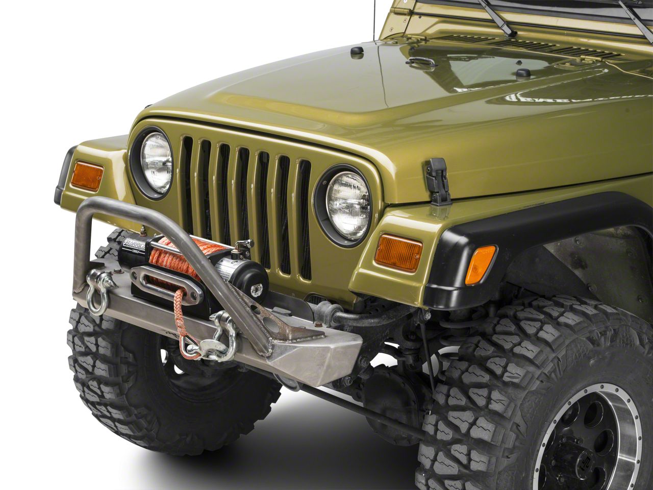 Poison Spyder Jeep Wrangler RockBrawler Front MID Width Bumper with 