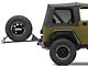 Poison Spyder RockBrawler Rear Bumper with Tire Carrier; Bare Steel (97-06 Jeep Wrangler TJ)