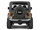 Poison Spyder RockBrawler Rear Bumper with Tire Carrier; Bare Steel (97-06 Jeep Wrangler TJ)