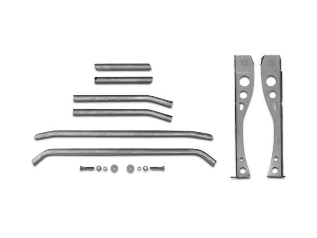 Poison Spyder Trail Cage Kit for Factory Roll Bars (97-06 Jeep Wrangler TJ)