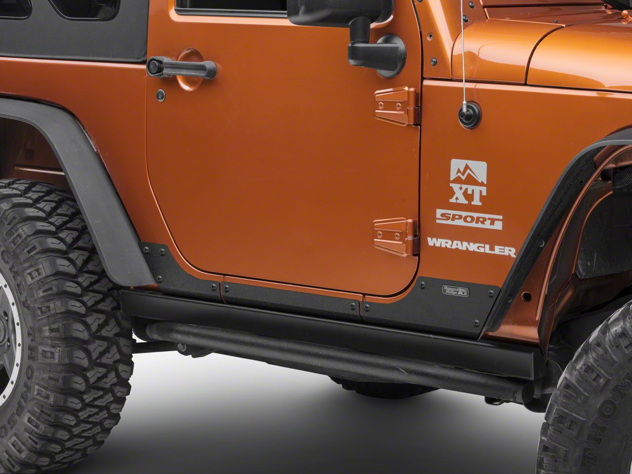 Rugged Ridge Jeep Wrangler Steel Body Armor Cladding 11615.11 (07-18 ...