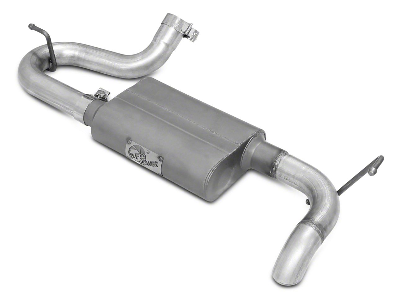 AFE Scorpion Hi-Tuck 2.50-Inch Axle-Back Exhaust (07-18 Jeep Wrangler JK)