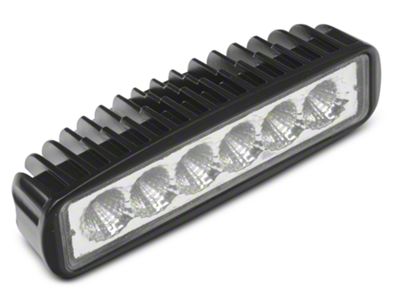 Raxiom 6-Inch Slim 6-LED Off-Road Light; Flood Beam (07-23 Jeep Wrangler JK & JL)
