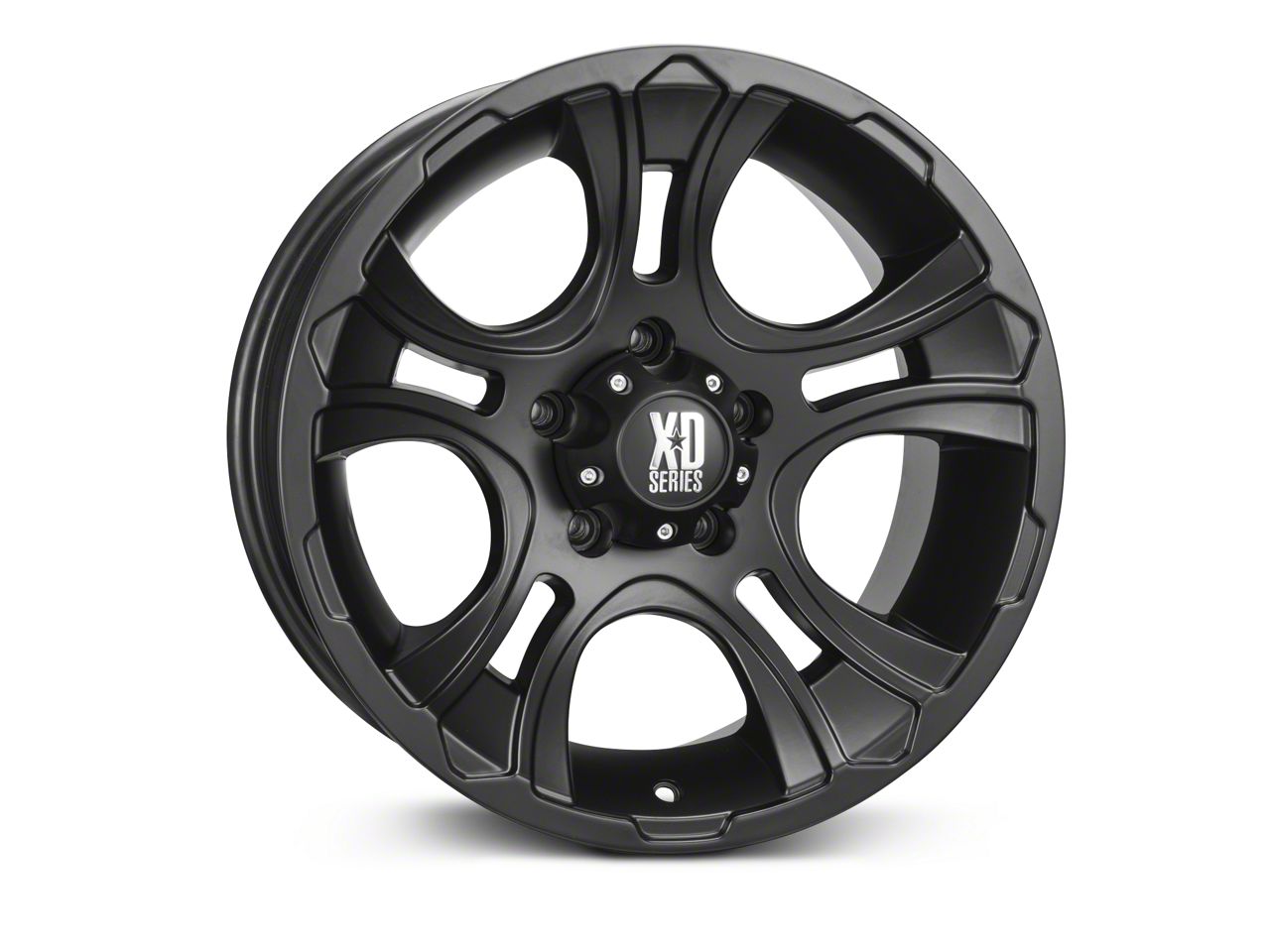 XD Jeep Wrangler Crank Matte Black Wheels J108483 (0718 Jeep Wrangler JK)