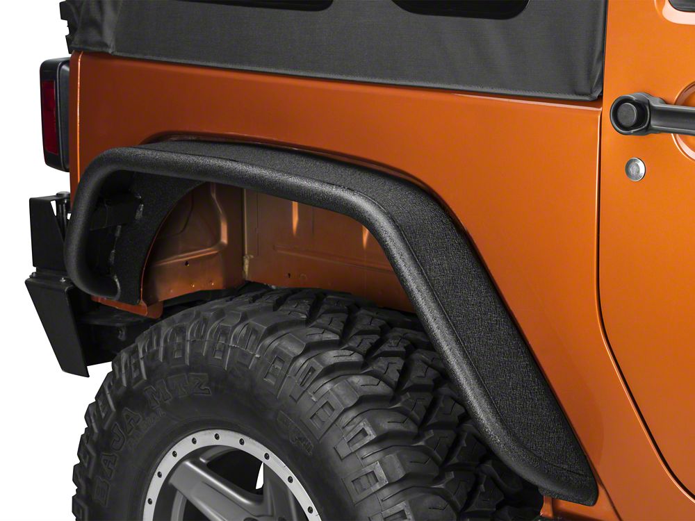 Barricade Tubular Fender Flares; Rear (07-18 Jeep Wrangler JK) – Barricade  Offroad