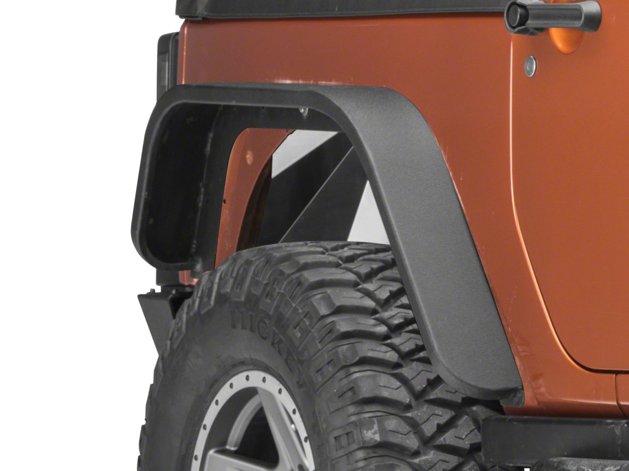 DV8 Offroad Jeep Wrangler Aluminum Inner Fender Flares; Raw J108528 (07
