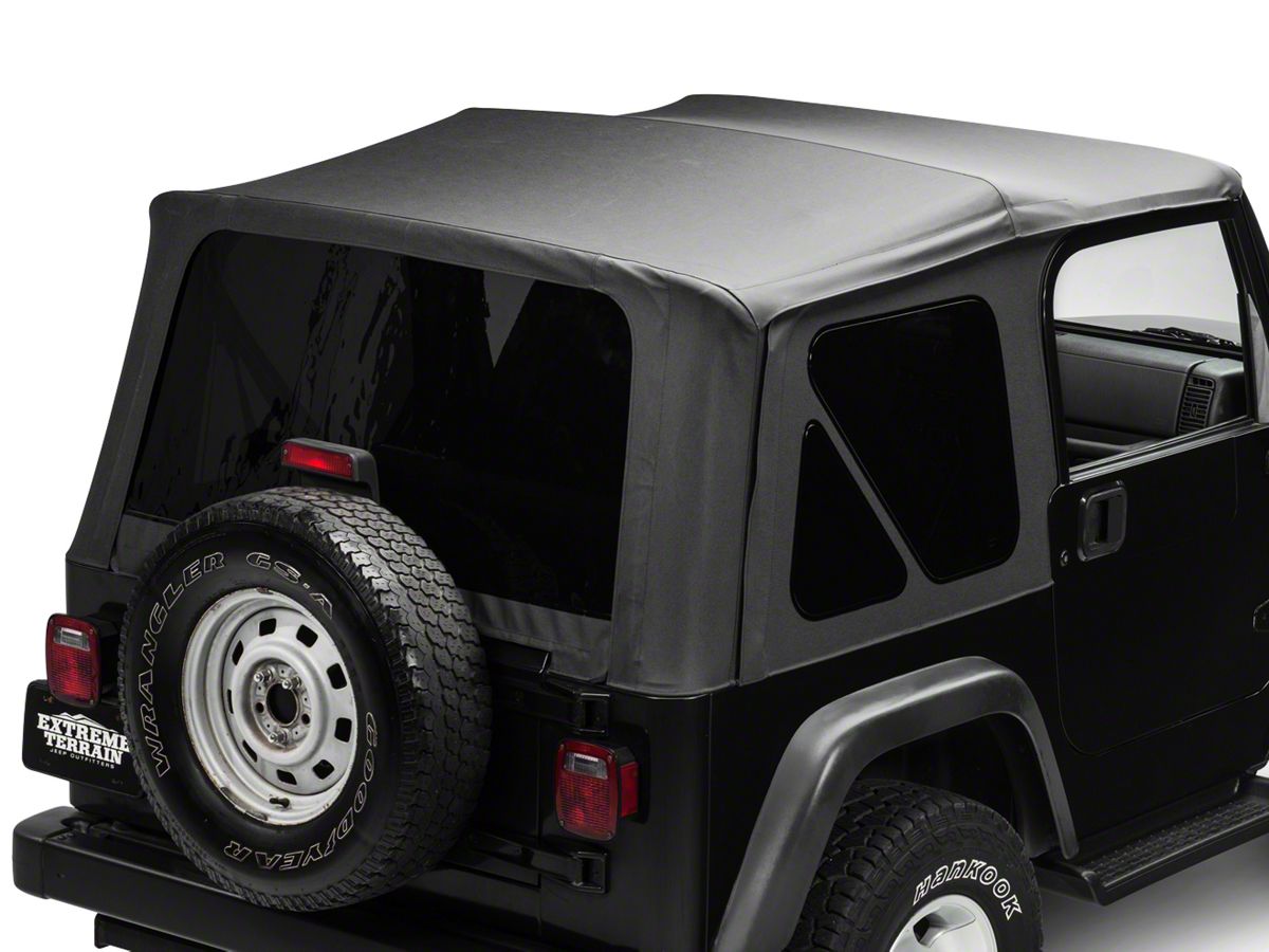 RedRock Jeep Wrangler Replacement Soft Top with Tinted Windows; Black  Diamond J108535 (97-06 Jeep Wrangler TJ, Excluding Unlimited) - Free  Shipping