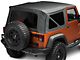 RedRock Replacement Soft Top with Tinted Windows; Black Diamond (07-09 Jeep Wrangler JK 2-Door)