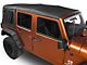 RedRock Premium Replacement Sailcloth Soft Top with Tinted Windows; Black Diamond (07-18 Jeep Wrangler JK 4-Door)