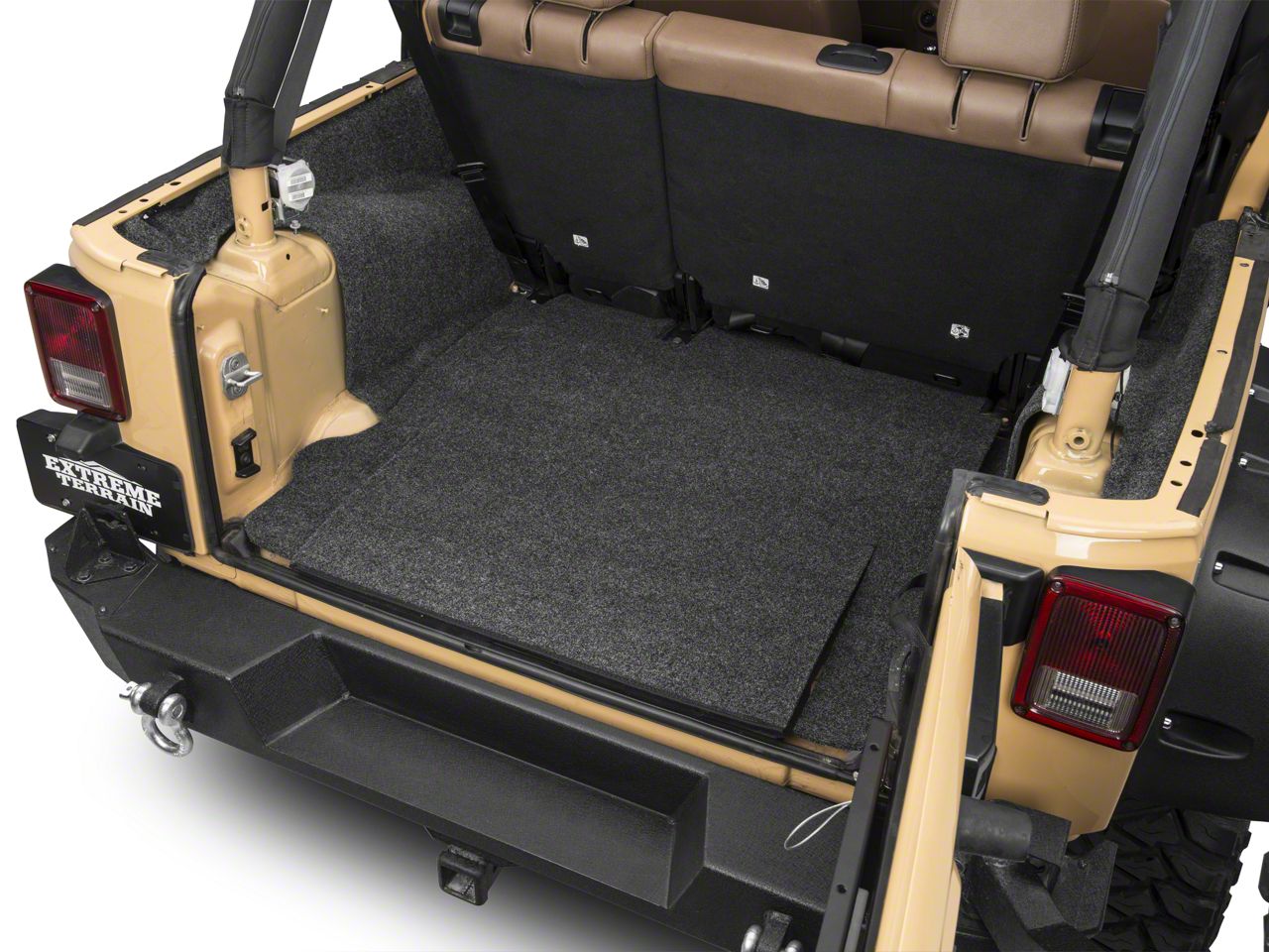 BedRug Jeep Wrangler Cargo Floor Mat J108581 (0718 Jeep Wrangler JK 4Door) Free Shipping