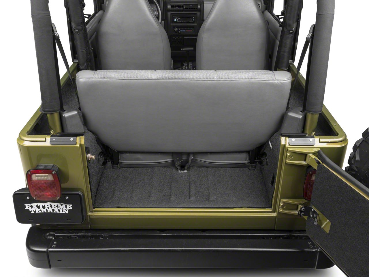 BedTred™ Rear 4 Piece Cargo Kit For 97-06 Jeep Wrangler TJ BTTJ97R BedTred™ Rear 4 Piece Cargo Kit For 97-06 Jeep Wrangler TJ BTTJ97R