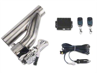 XForce Electronic Exhaust Cutout Kit; 2.50-Inch (Universal; Some Adaptation May Be Required)