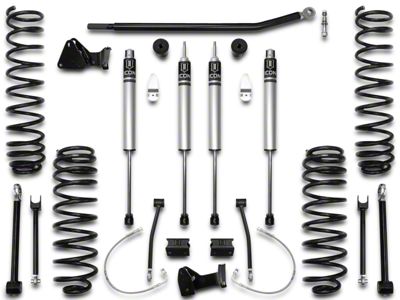 ICON Vehicle Dynamics 4.50-Inch Suspension Lift Kit; Stage 1 (07-18 Jeep Wrangler JK)