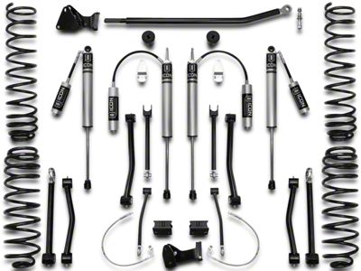 ICON Vehicle Dynamics 4.50-Inch Suspension Lift Kit; Stage 2 (07-18 Jeep Wrangler JK)