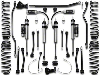 ICON Vehicle Dynamics 4.50-Inch Suspension Lift Kit; Stage 3 (07-18 Jeep Wrangler JK)
