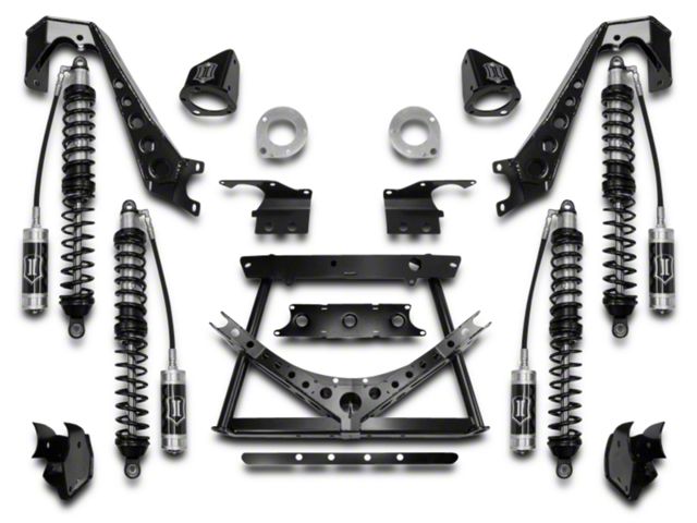 ICON Vehicle Dynamics 1.75 to 3-Inch Coil-Over Conversion Suspension System; Stage 1 (07-18 Jeep Wrangler JK)