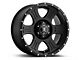 ICON Alloys Shield Satin Black Wheel; 17x8.5 (07-18 Jeep Wrangler JK)