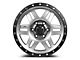 ICON Alloys Six Speed Satin Black Machined Wheel; 17x8.5 (07-18 Jeep Wrangler JK)
