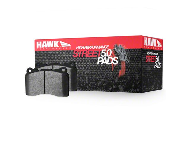 Hawk Performance HPS 5.0 Brake Pads; Front Pair (07-18 Jeep Wrangler JK)
