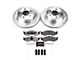 PowerStop Z36 Extreme Truck and Tow Brake Rotor and Pad Kit; Front (90-06 Jeep Wrangler YJ & TJ)