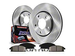 PowerStop OE Replacement Brake Rotor and Pad Kit; Front (07-18 Jeep Wrangler JK)