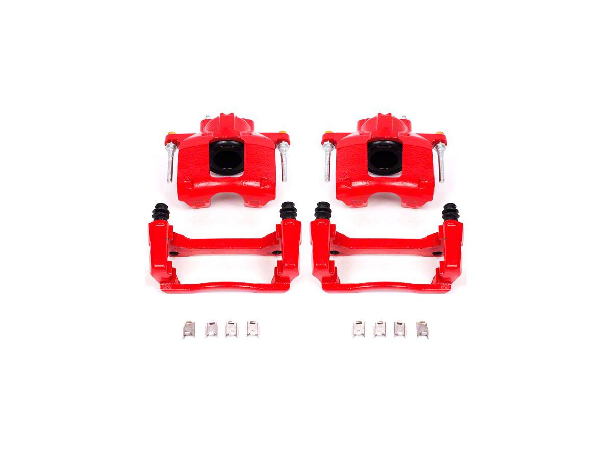 PowerStop Jeep Wrangler Performance Front Brake Calipers; Red S5044 (07-18 Jeep  Wrangler JK) - Free Shipping