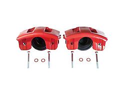 Power Stop Performance Front Brake Calipers; Red (90-06 Jeep Wrangler YJ & TJ)