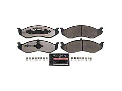 PowerStop Z36 Extreme Truck and Tow Carbon-Fiber Ceramic Brake Pads; Front Pair (90-01 Jeep Cherokee XJ)
