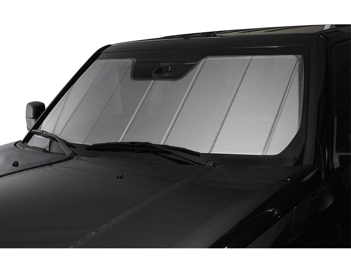 Covercraft UVS100 Heat Shield Jeep Wrangler Custom Sunscreen; Silver  UV10637SV (97-06 Jeep Wrangler TJ) - Free Shipping