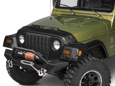 Covercraft Colgan Custom Original Front End Bra; Black Crush (97-06 Jeep Wrangler TJ)