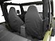 Covercraft Seat Saver Polycotton Custom Front Row Seat Covers; Charcoal (97-06 Jeep Wrangler TJ)