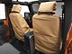 Covercraft Seat Saver Polycotton Custom Front Row Seat Covers; Tan (07-18 Jeep Wrangler JK)